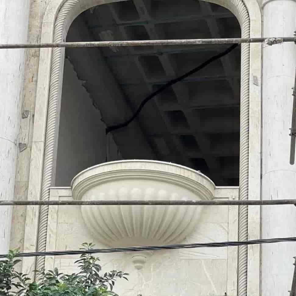 اجرای سنگ صدفی و ابزار طنابی